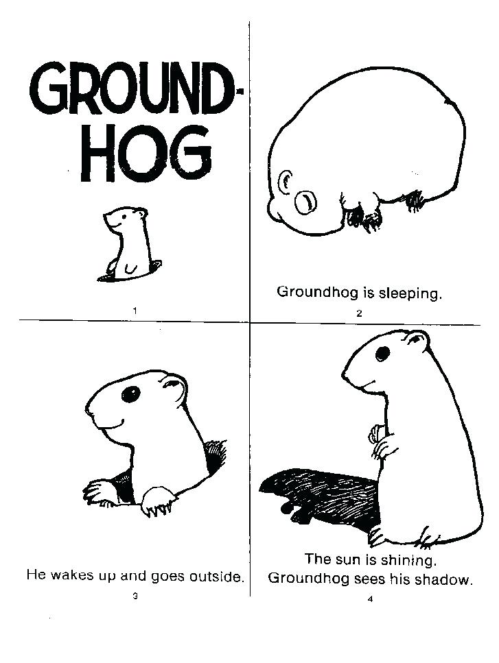 727x967 G Is For Groundhog Coloring Page Animal Groundhog Day Coloring
