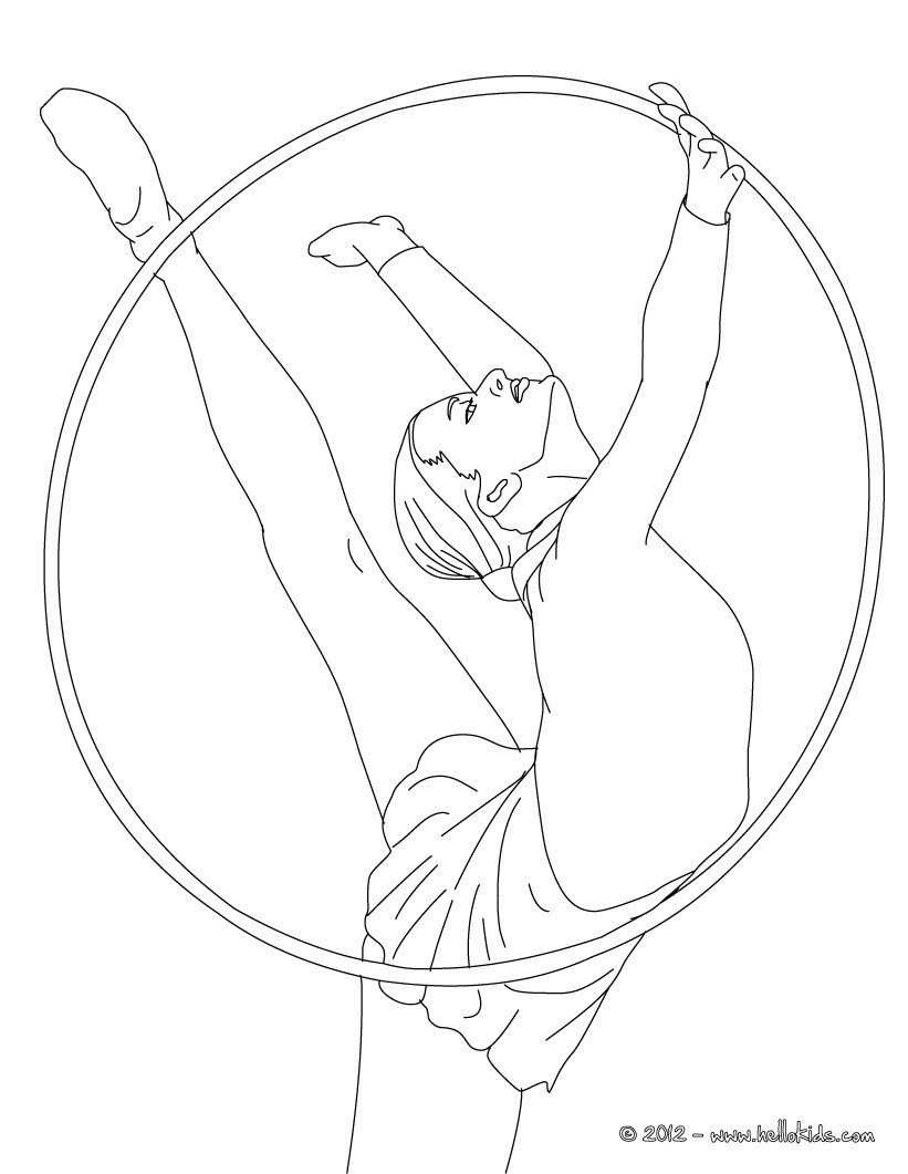 821x1061 Sensational Coloring Pages Gymnastics Hello Kitty Page Free