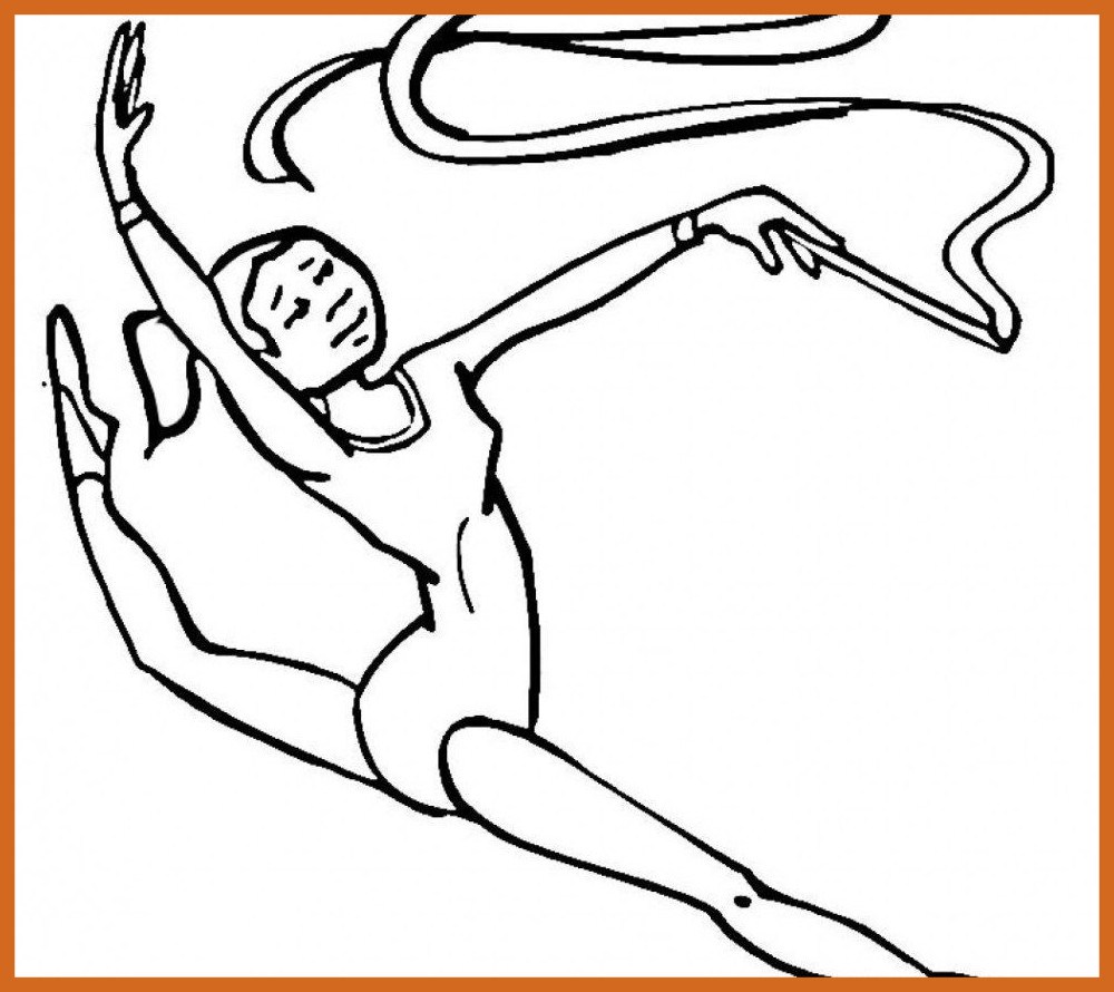 1000x890 Unbelievable Gymnastic Coloring Pages Printable Sport Adult Pic
