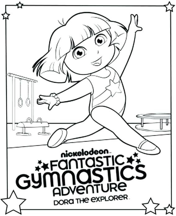 Free Gymnastics Coloring Pages at GetDrawings.com | Free for personal