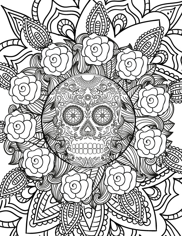 612x792 Halloween Coloring Pages Adult Inspirational Best Coloring