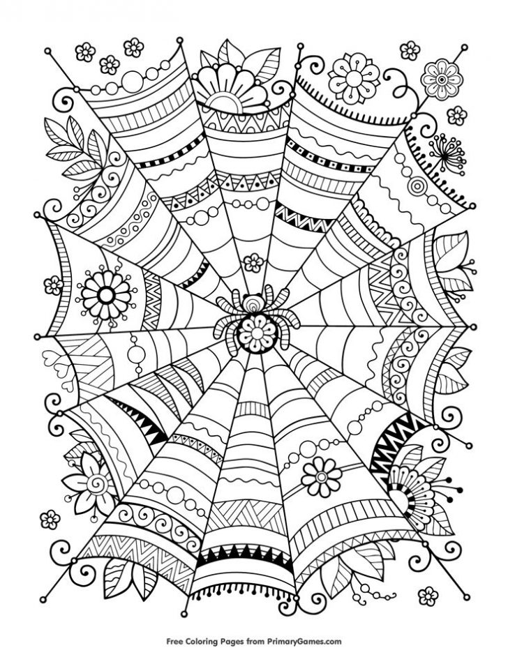 728x942 Halloween Coloring Pages For Adults Printable Free