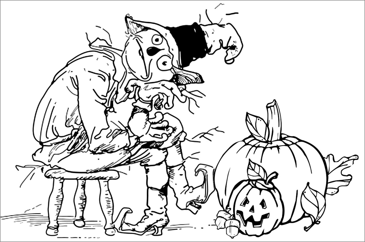 1500x998 Best Halloween Coloring Pages Adults Archives Coloring