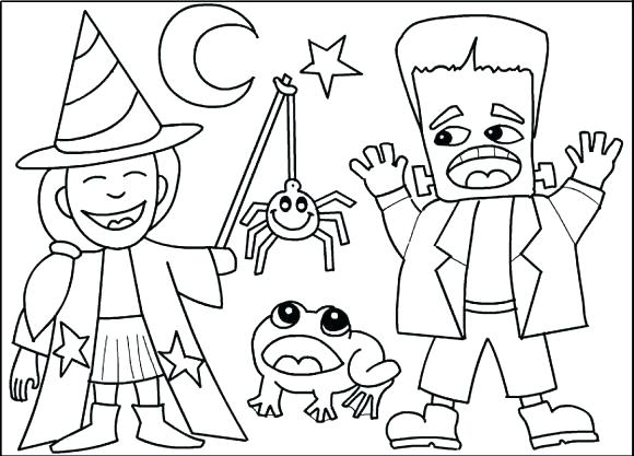 580x417 Free Halloween Coloring Pages To Print Free Coloring Pages