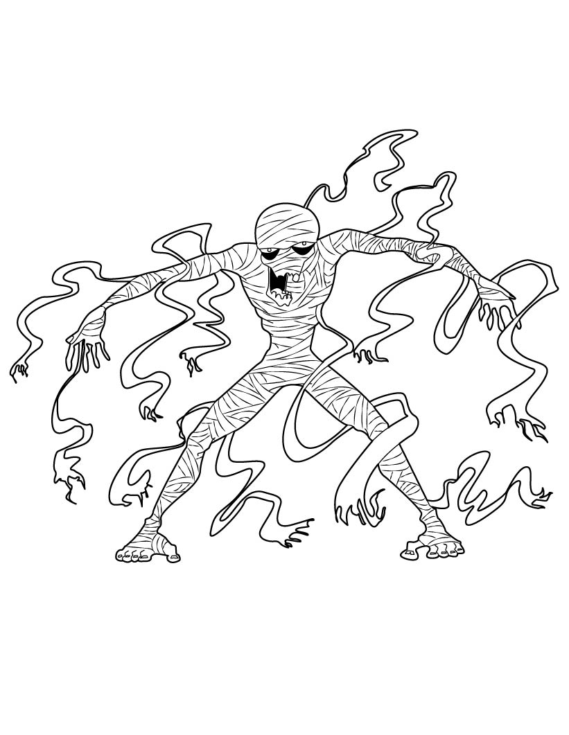 821x1061 Halloween Coloring Pages