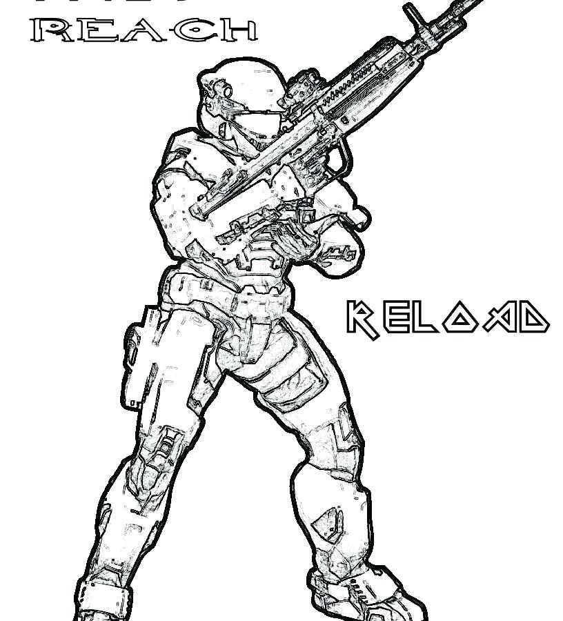 816x900 Halo Coloring Pages Halo Reach Spartan Coloring Pages