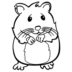 230x230 Hamster Coloring Pages Printable Coloring Pages