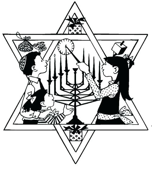 500x560 Free Printable Hanukkah Coloring Pages Coloring Pages Free Kids