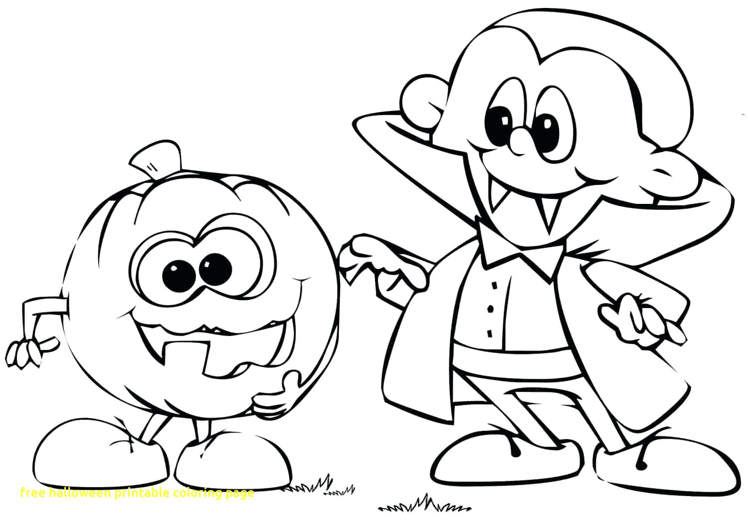 1500x1045 Happy Halloween Coloring Pages Free Printable Page With Color