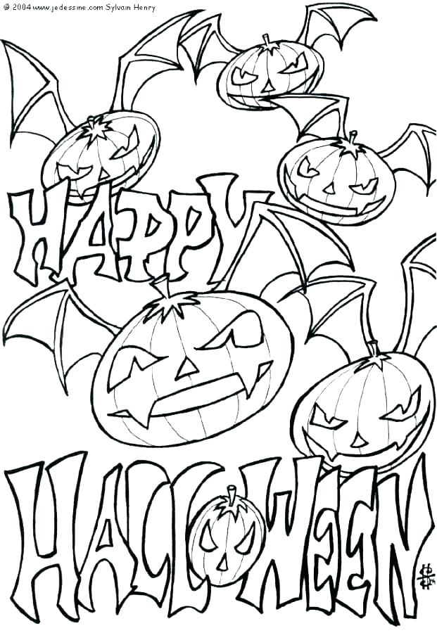 621x900 Printable Halloween Coloring Pages Free