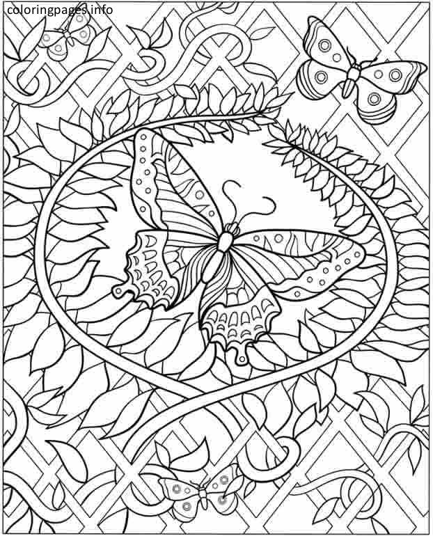 622x770 Hard Coloring Pictures Enchanting Coloring Pages Hard For Free