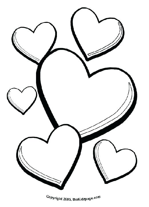 521x724 Free Human Heart Coloring Pages