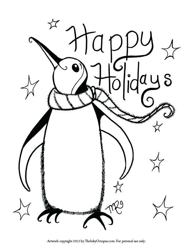 618x800 Kids Holiday Coloring Pages Happy Holidays Ornament Happy Winter