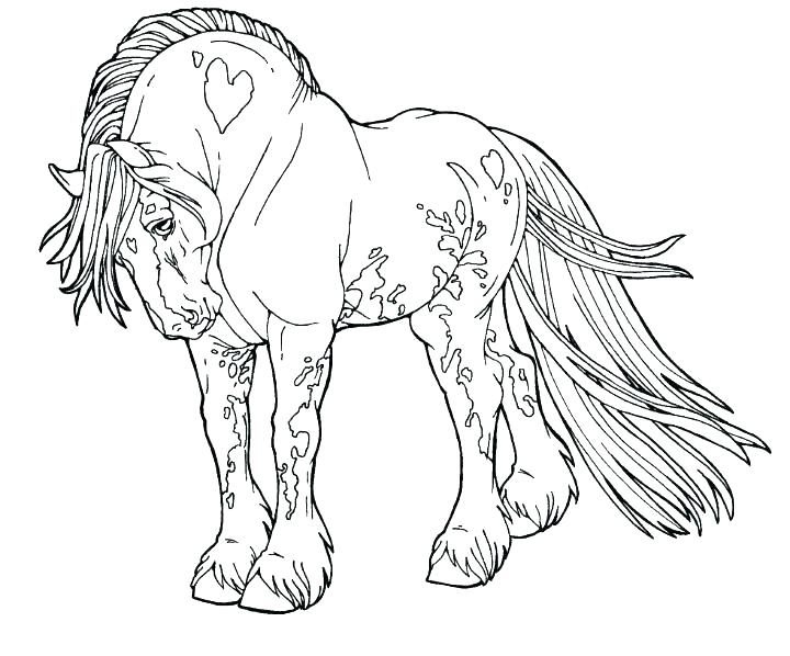 720x598 Free Horse Colouring Pages Online Coloring Page Color Draft Best