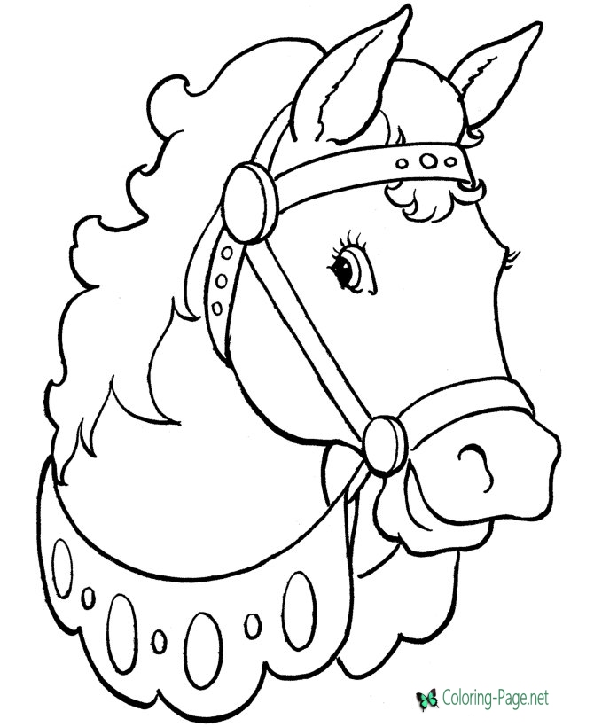 670x820 Coloring Pages Of Horses Fancy Horses Coloring Pages