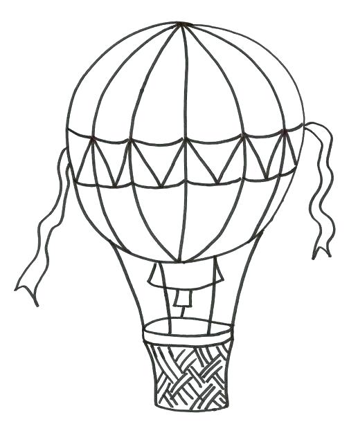 517x639 Hot Air Balloon Coloring Page Hot Air Balloon Colouring With Free