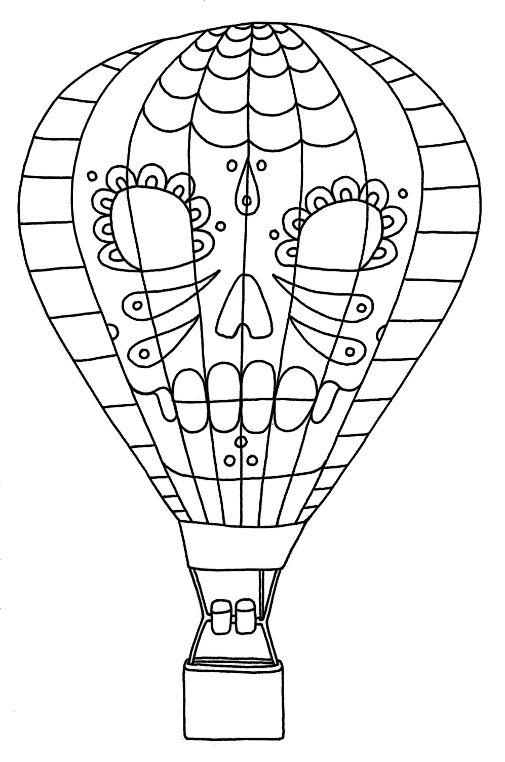 997x1504 Largest Hot Air Balloon Coloring Sheet Guaranteed Free Printable