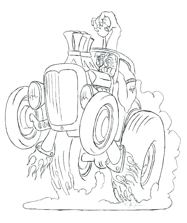 600x713 Free Op Art Coloring Pages Hot Rod Colouring Pictures Over Tattoo