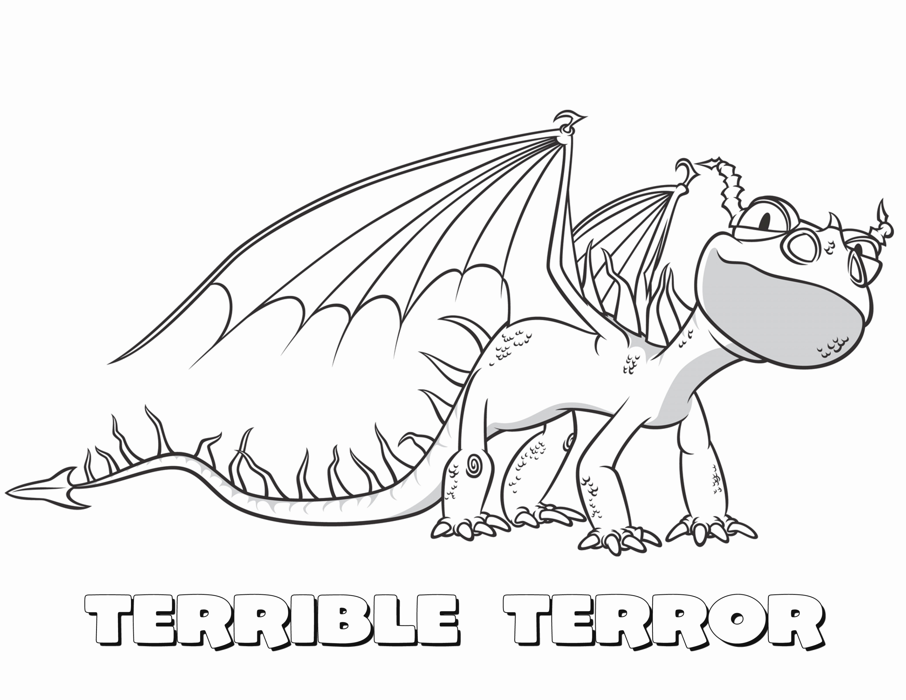 3168x2448 Cute Dragon Coloring Pages Coloring Page