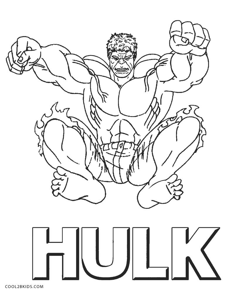 778x994 Free Printable Hulk Coloring Pages For Kids