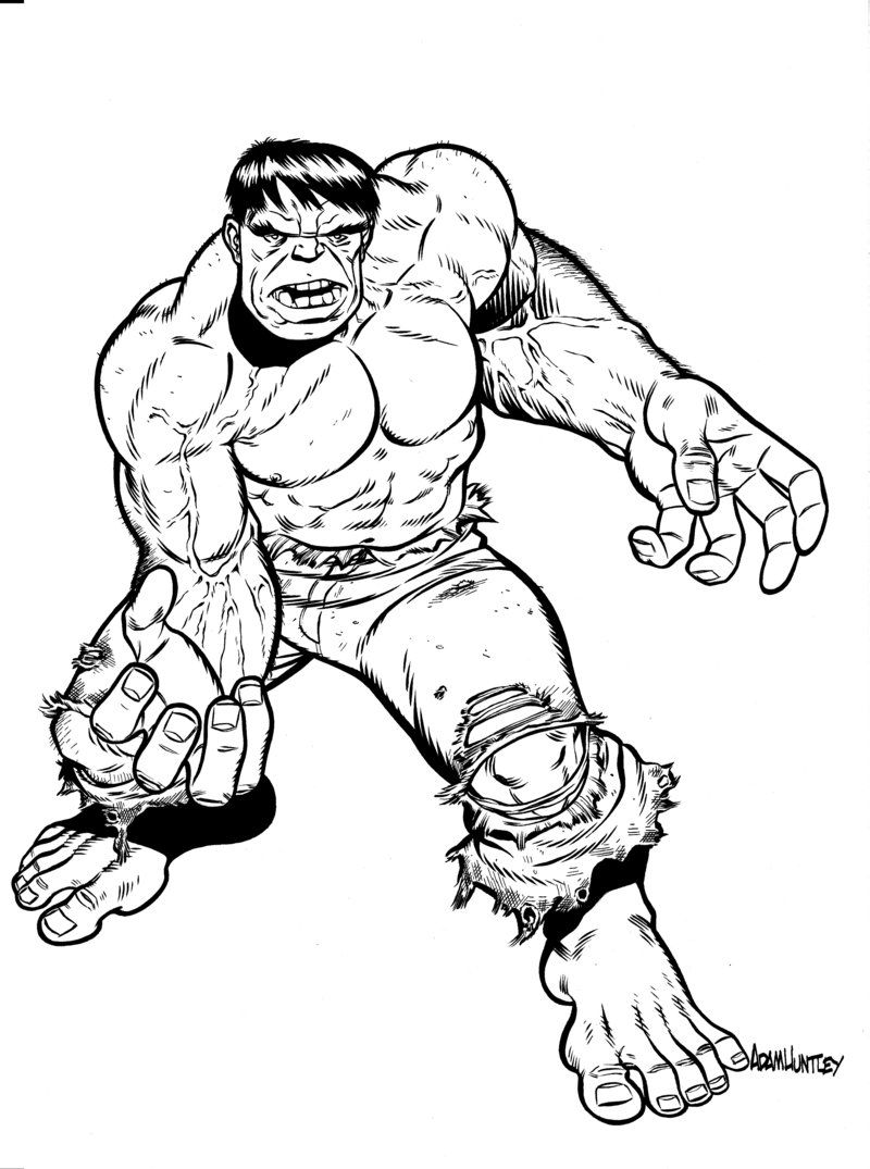 800x1075 Coloring Book Free Printable Hulk Coloring Pages For Kids Andok