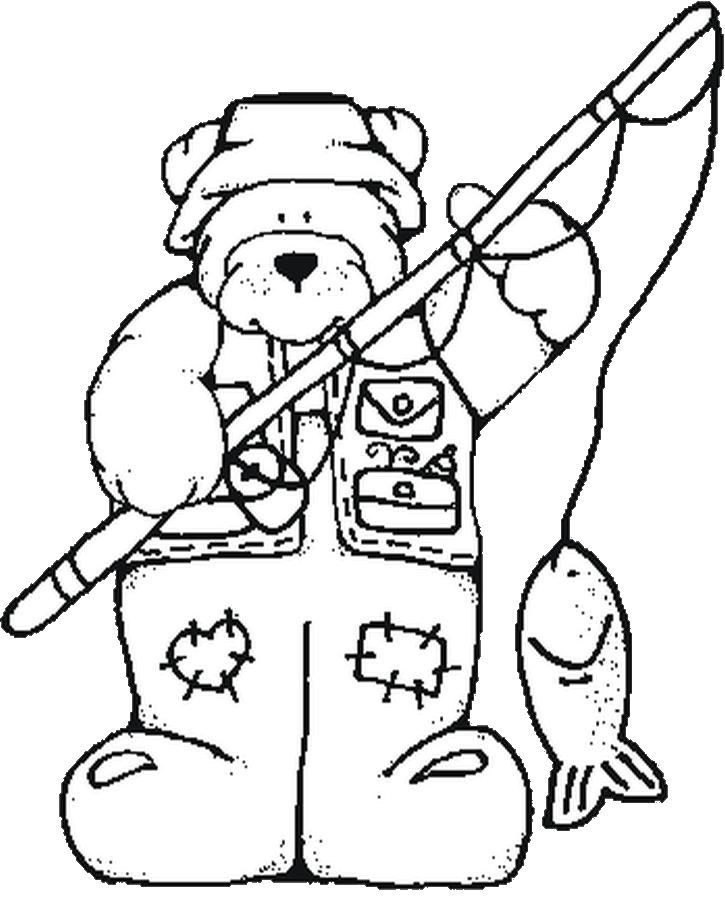725x900 Hunting Coloring Page