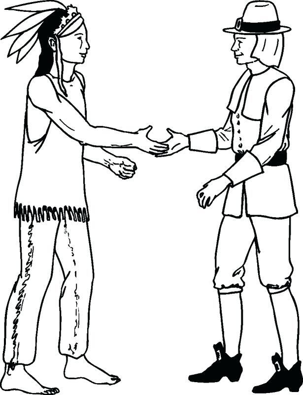 615x800 Indian Coloring Page Thanksgiving Coloring Pages Coloring Page