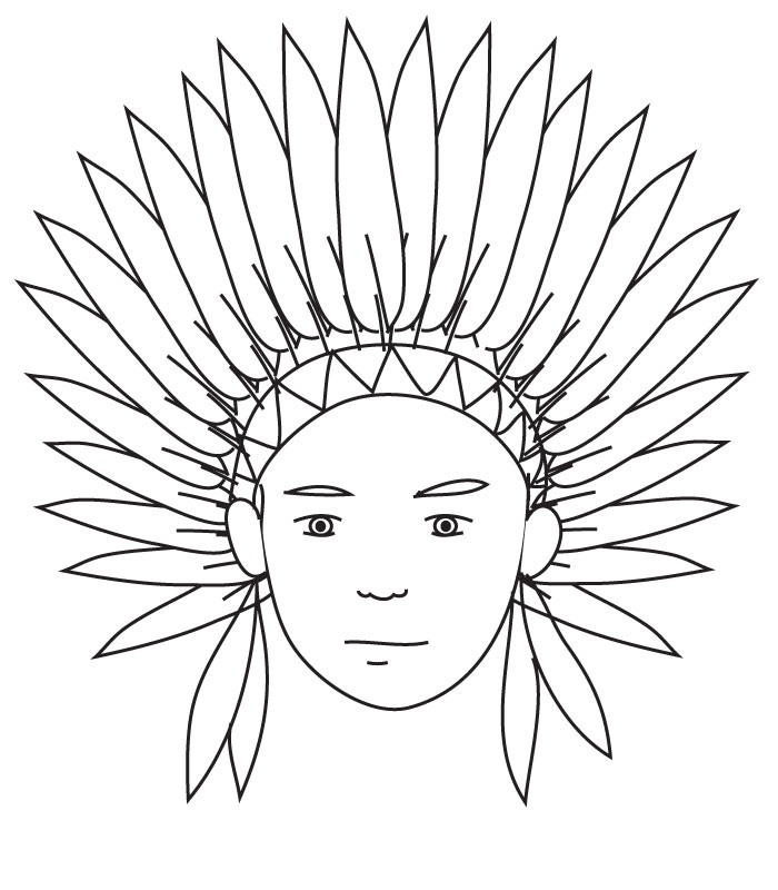 700x800 Coloring Indian