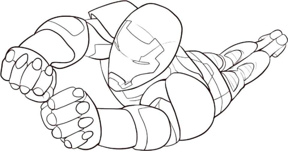 960x504 Printable Ironman Coloring Pages Free Iron Man