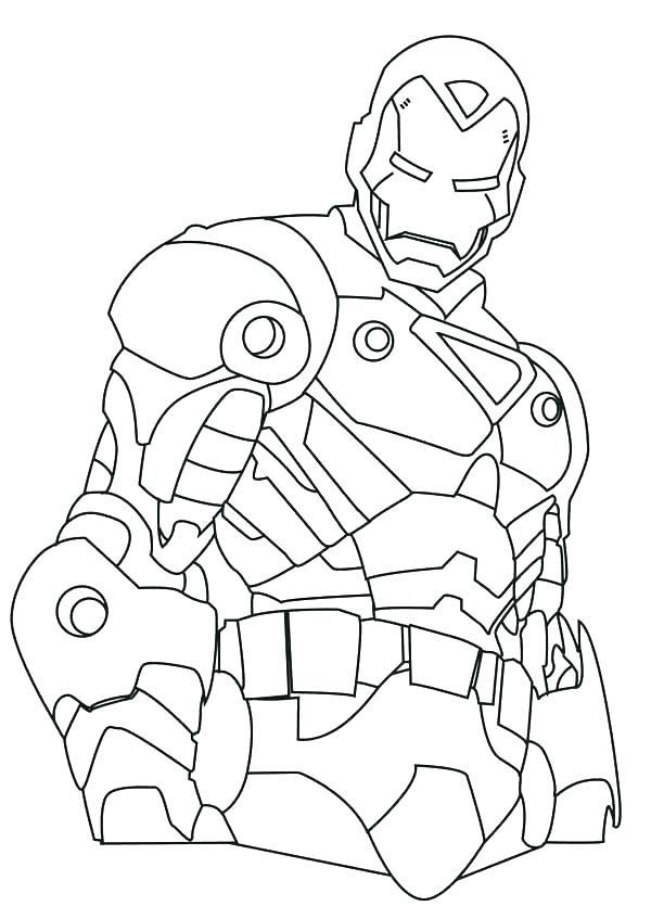 600x835 Free Iron Man Coloring Pages Page How To Draw
