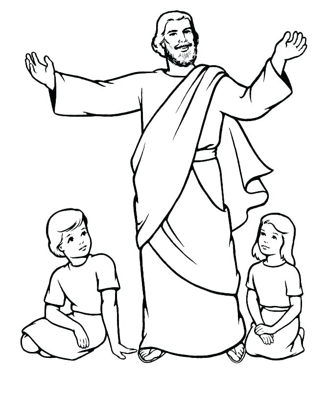 670x820 Free Jesus Coloring Pages Coloring Picture Of Free Printable