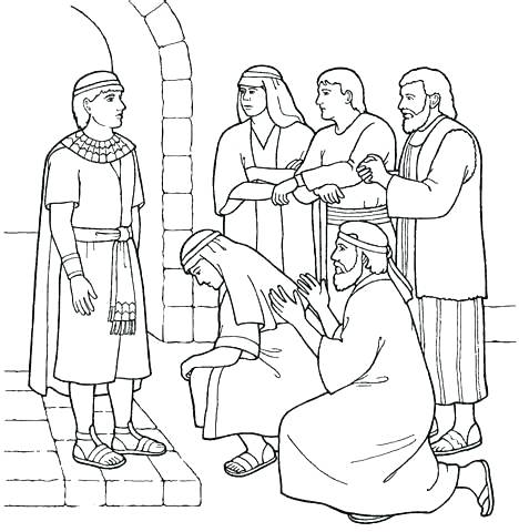 468x480 Joseph Bible Coloring Pages Bible Coloring Pages In Coloring Pages