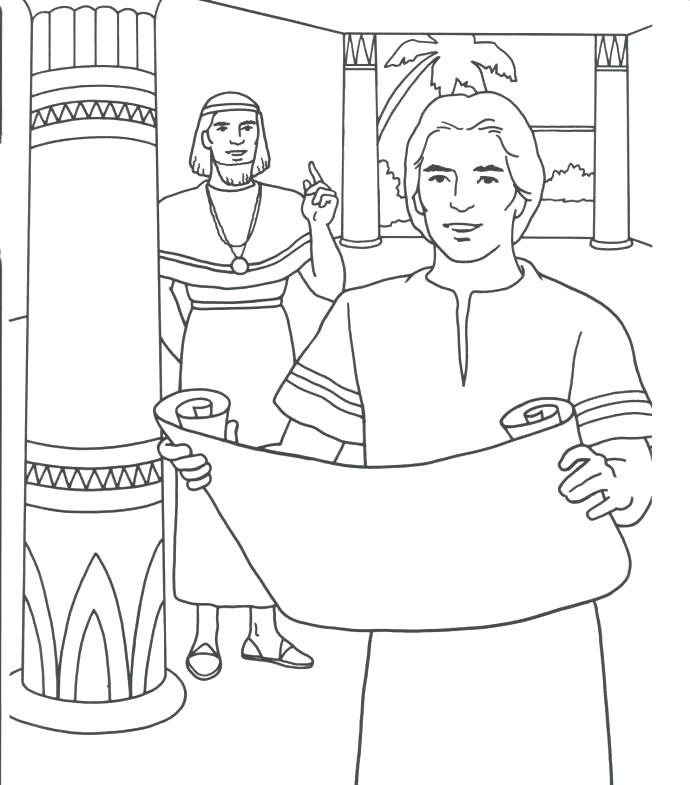690x785 Joseph Coloring Pages Printable Coat Colouring Page Printable Mary