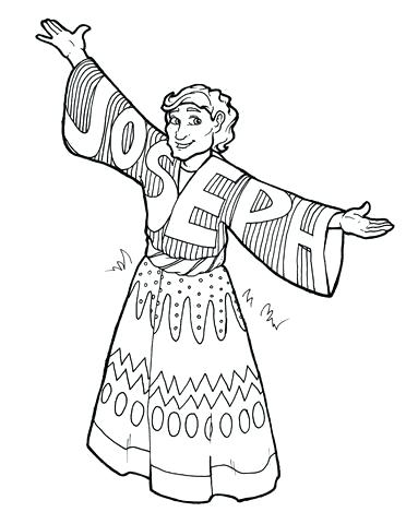 372x480 Josephs Coat Coloring Page Free Coat Of Many Colors Coloring Page