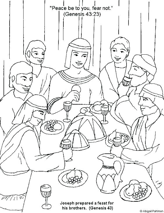 564x729 St Joseph Coloring Page Sold