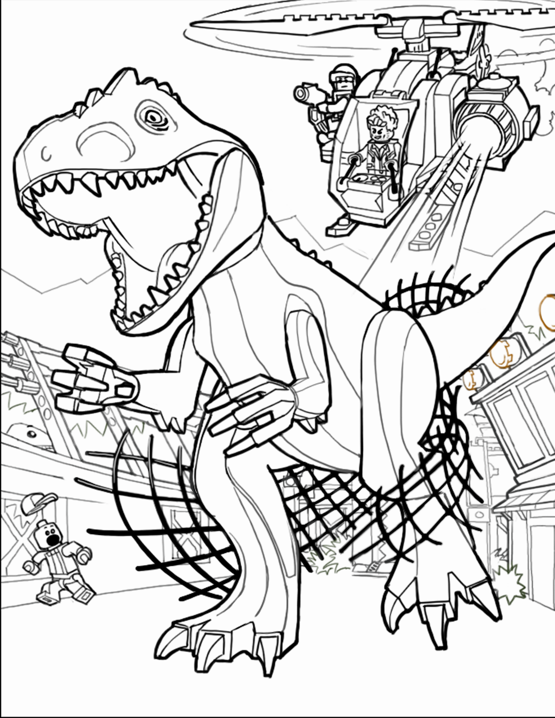 1082x1400 Lego Coloring Pages Jurassic World Printables Craft