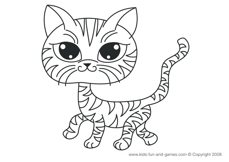 736x522 Kitty Coloring Pages Educational Coloring Pages