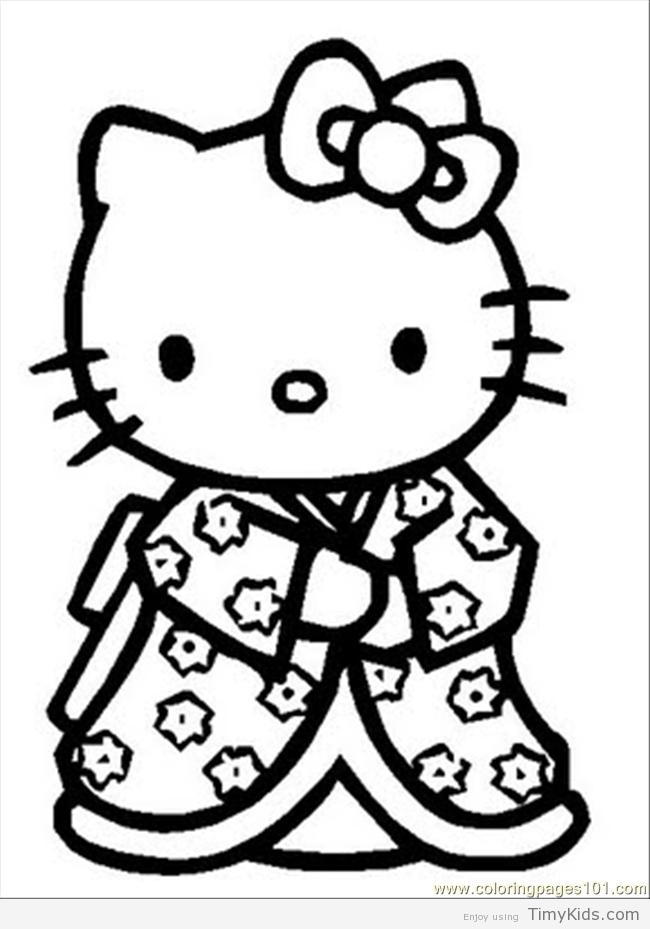 650x929 Hello Kitty Coloring Pages Free Printable Timykids