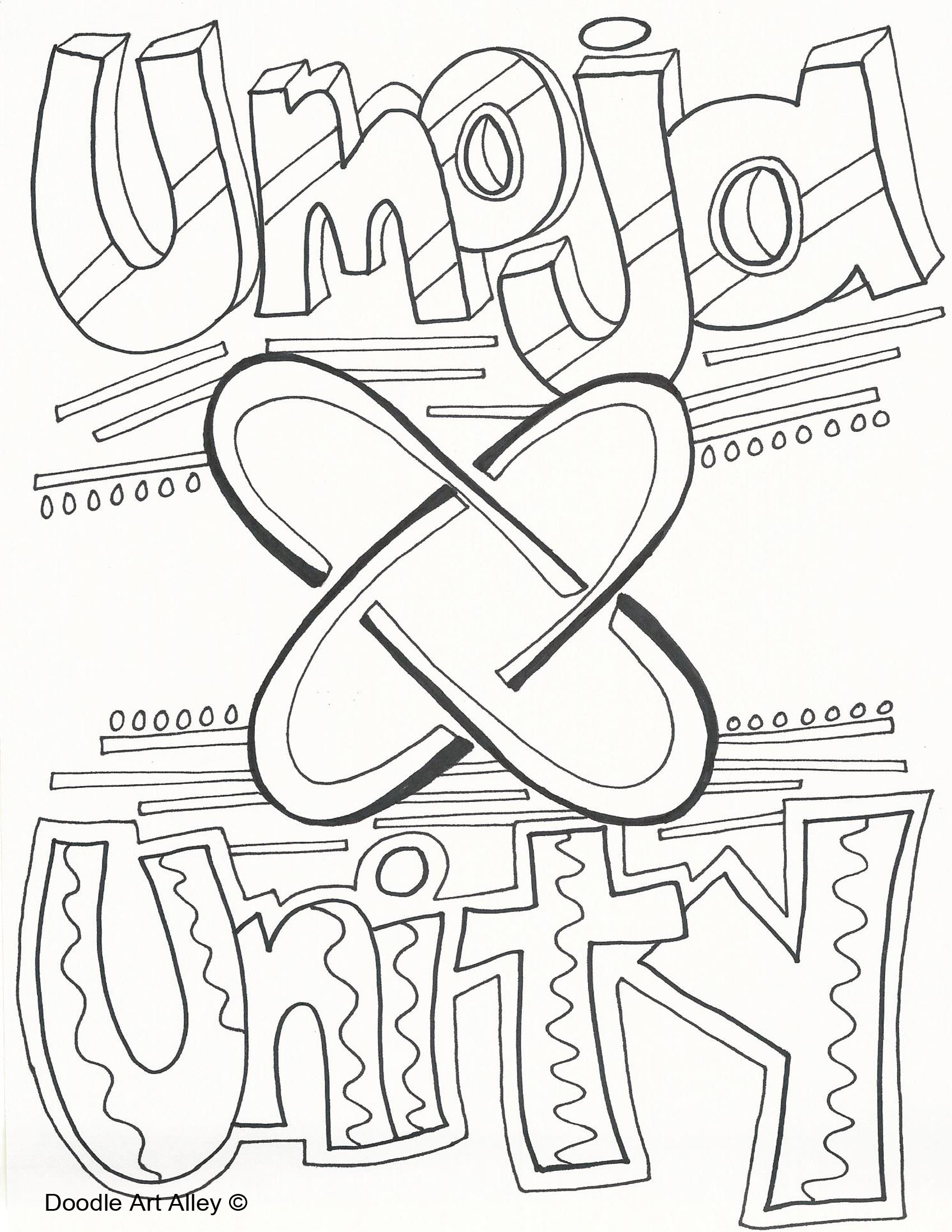 1700x2200 Kwanzaa Coloring Pages Doodle Art Alley
