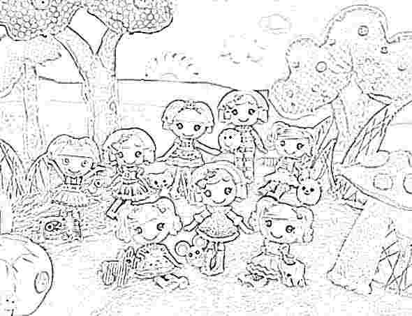 590x453 Lalaloopsy Coloring Pages Coloring Pages For Girls Online