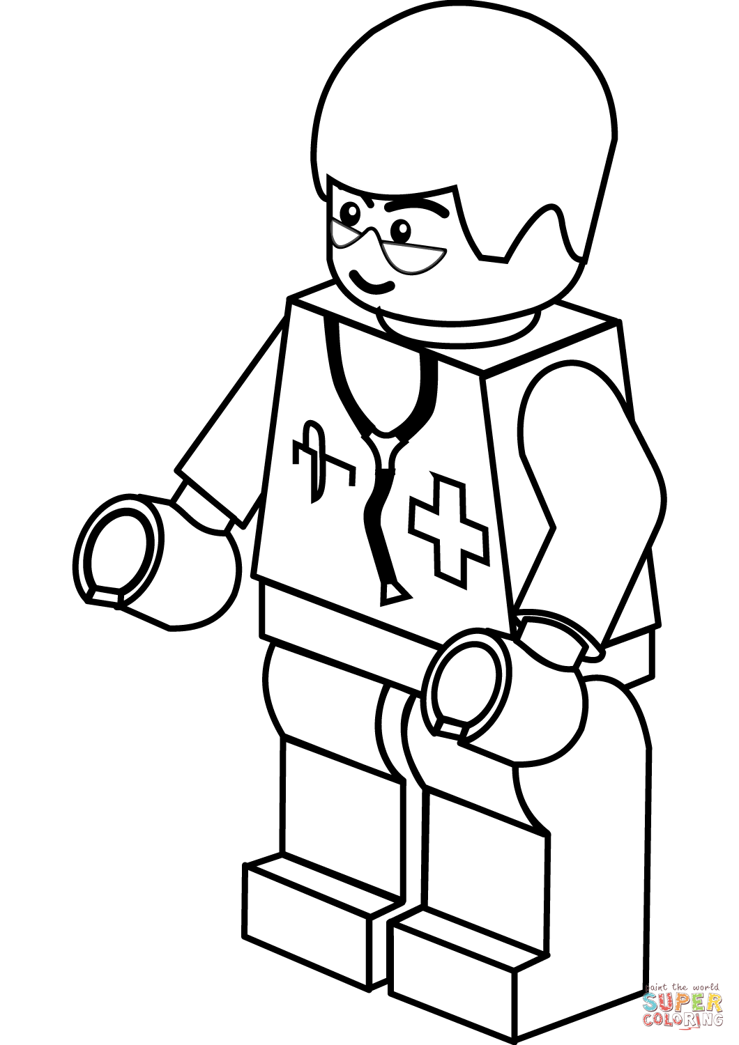 1060x1500 Lego Doctor Coloring Page Free Printable Coloring Pages Free Lego