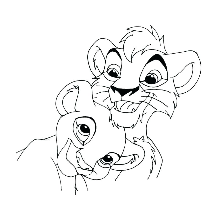 900x854 Lion Coloring Page Free Lion King Coloring Pages Lion King