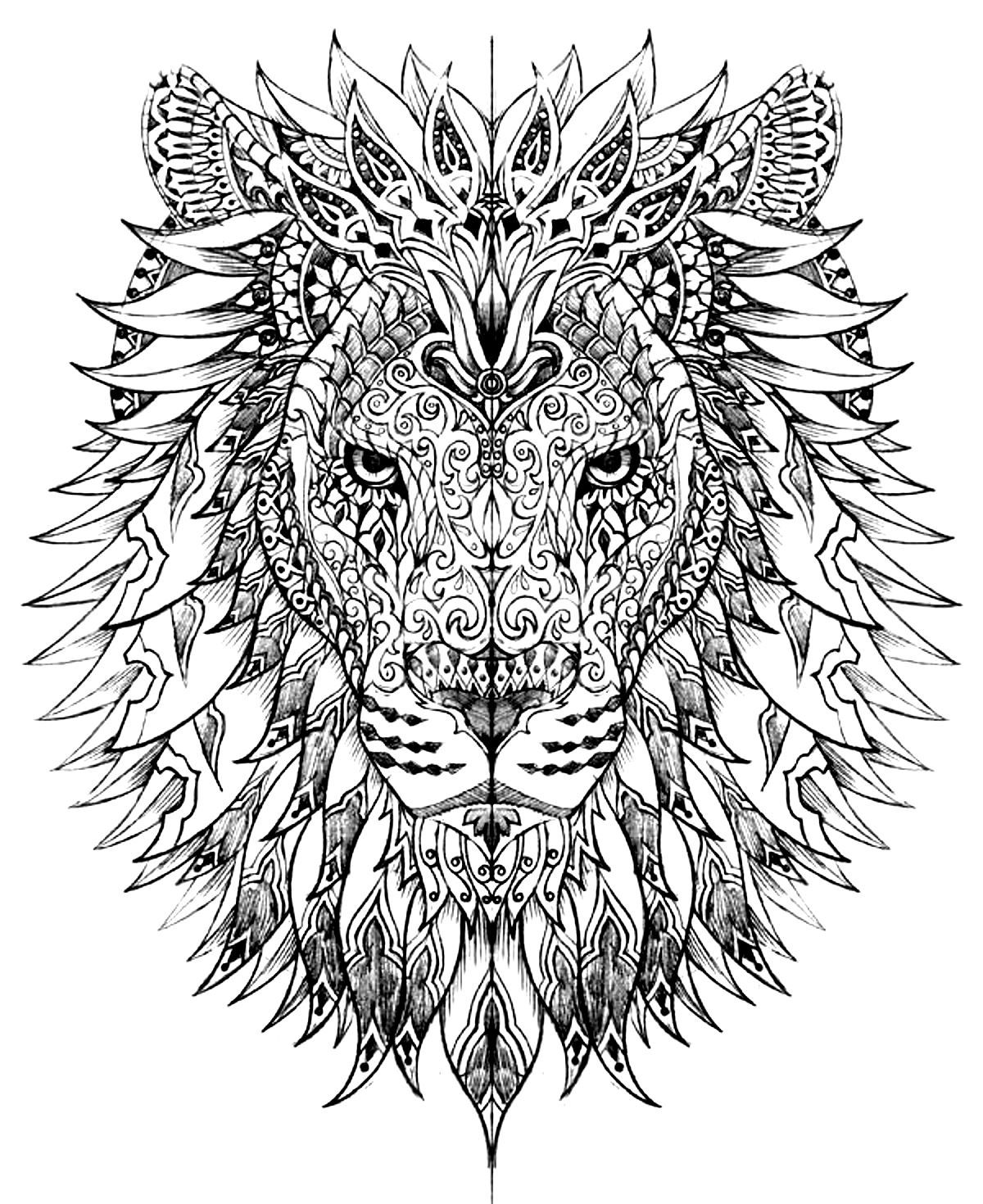 1200x1470 Free Coloring Pages Printables Lions, Adult Coloring And Fun