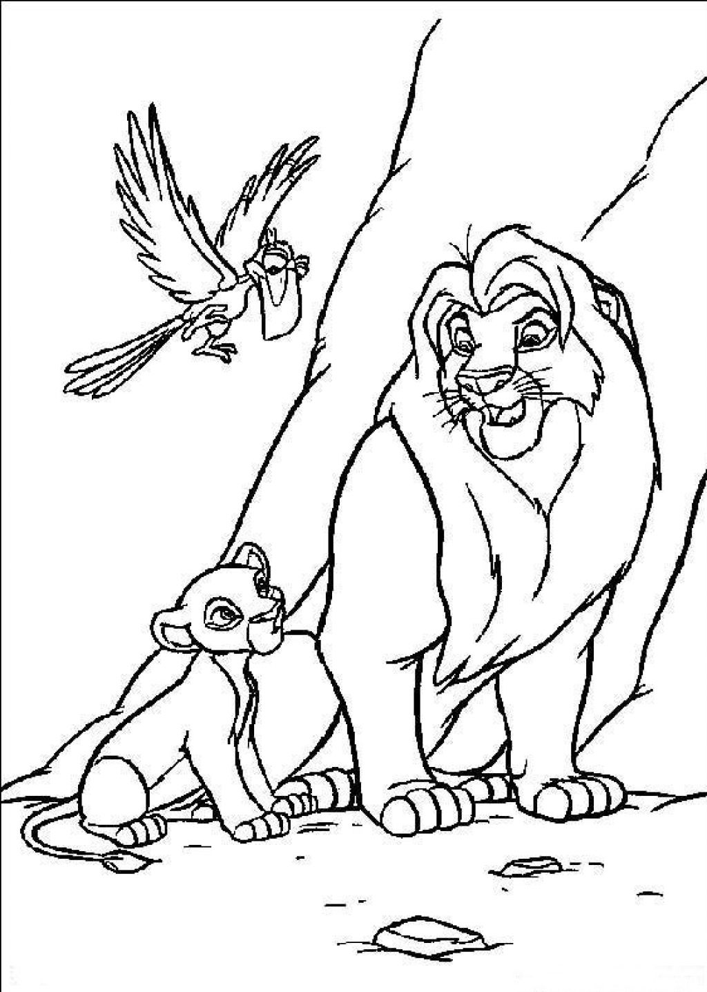 Free Lion King Coloring Pages