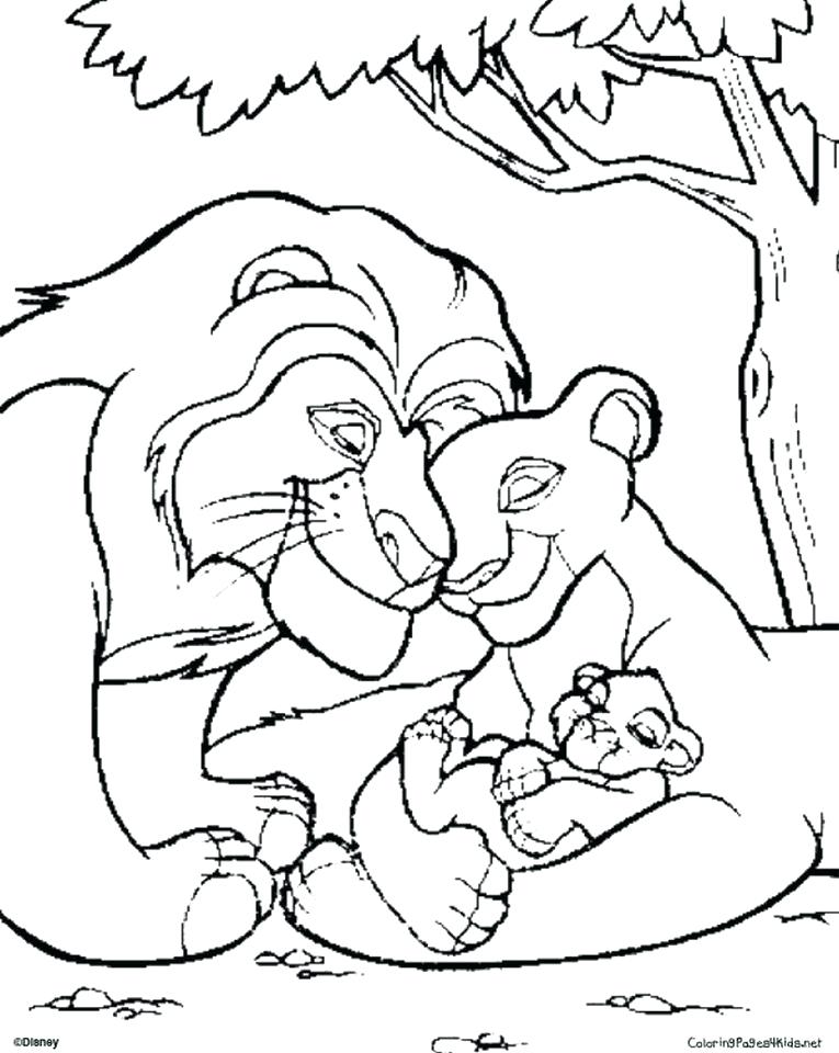 765x960 Lion King Coloring Book As Well As Lion King Coloring Book Pages