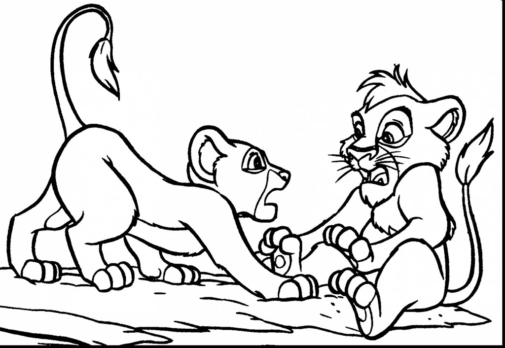 1024x706 Best Free Lion King Scar Coloring Pages Design