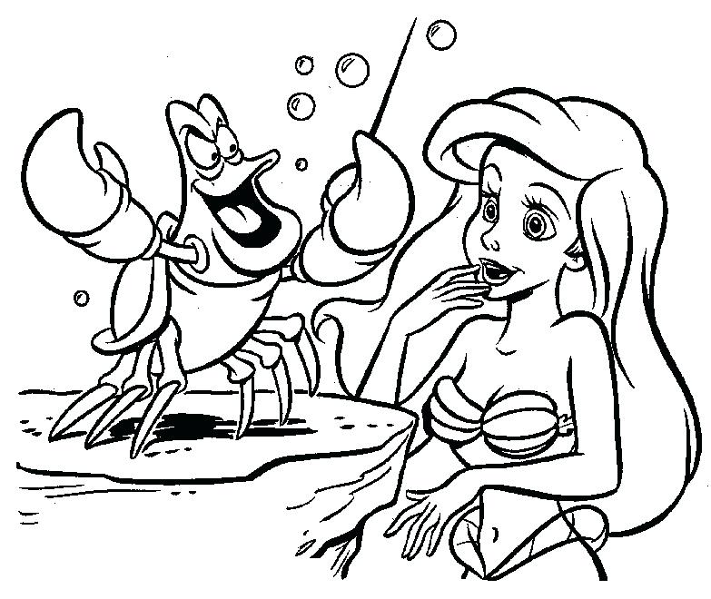 783x660 Free Printable Little Mermaid Coloring Pages Little Mermaid