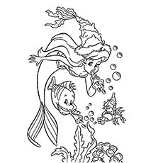 230x230 Top Free Printable Little Mermaid Coloring Pages Online