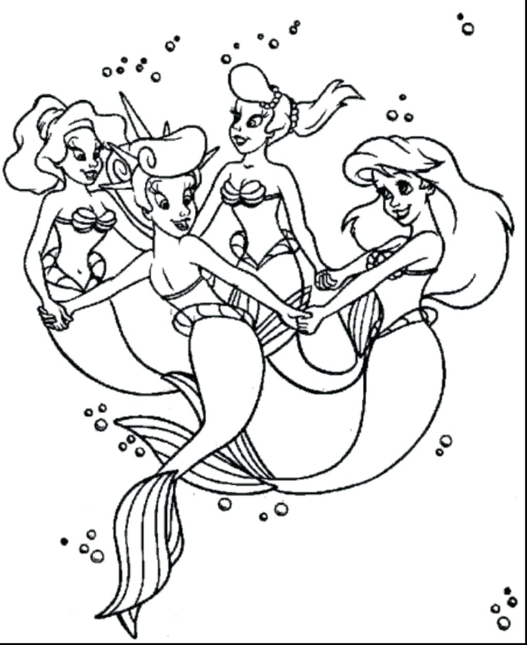 1024x1254 Coloring Pages Mermaids Coloring Pages Awesome Little Mermaid