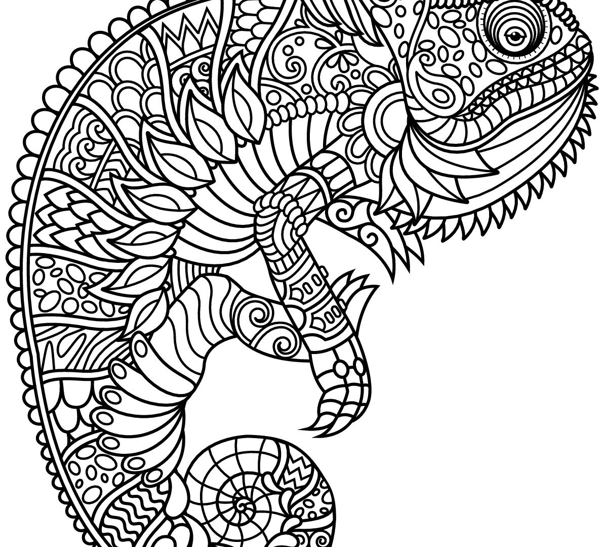 1191x1080 Top Lizard Coloring Page Pages General Horned Spiderman